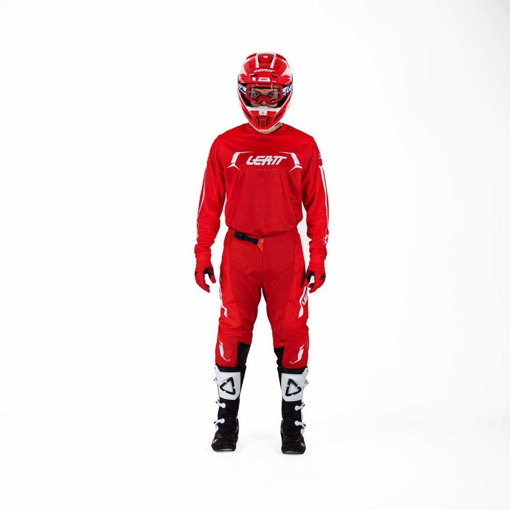 Leatt Moto 3.5 Ride Kit Red - FREE UK Delivery, FREE 365 Day Returns | Moto Central