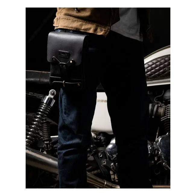 Trip Machine Universal Thigh Bag / Leg Bag Black - FREE UK Shipping, FREE 365 Day Returns | Moto Central