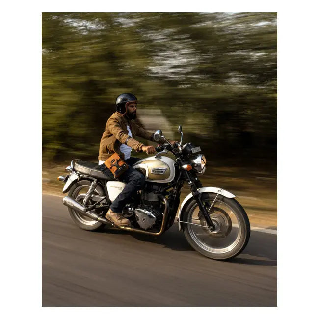 Trip Machine Universal Thigh Bag / Leg Bag Tan - FREE UK Shipping, FREE 365 Day Returns | Moto Central