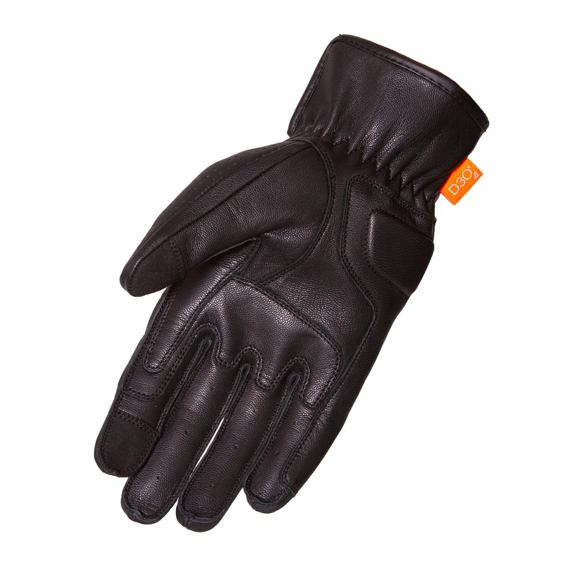 Merlin Leigh D3O Leather Gloves Black FREE UK Delivery, FREE 365 Day Returns | Moto Central