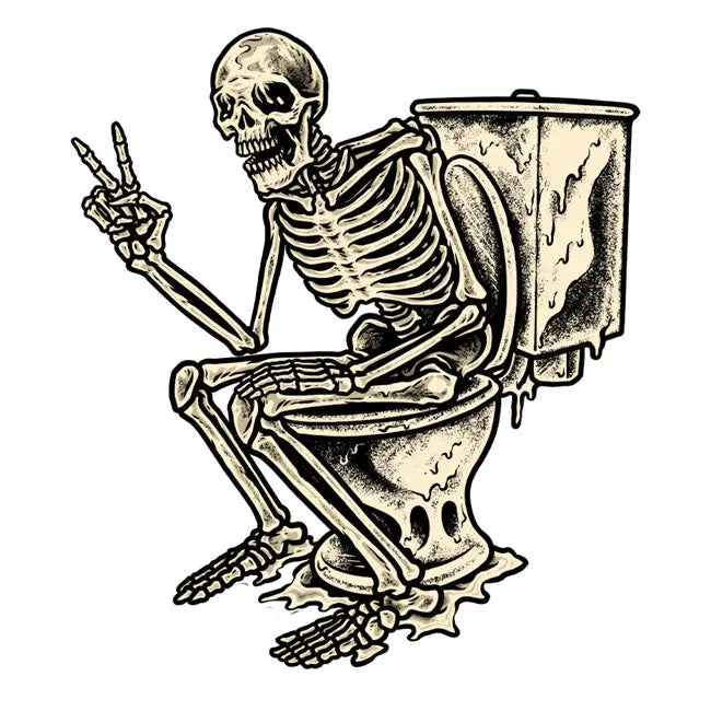 Lethal Threat 2 S**ts Sticker - FREE UK Shipping, FREE 365 Day Returns | Moto Central