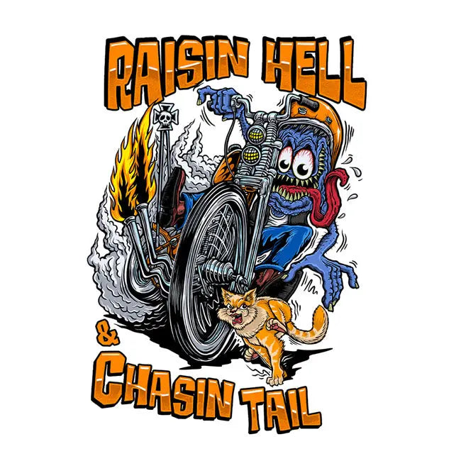 Lethal Threat Chasin Tail Sticker - FREE UK Shipping, FREE 365 Day Returns | Moto Central