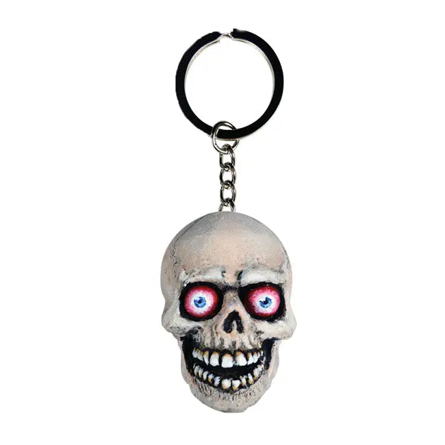 Lethal Threat Eyeball Skull Key Chain - FREE UK Shipping, FREE 365 Day Returns | Moto Central