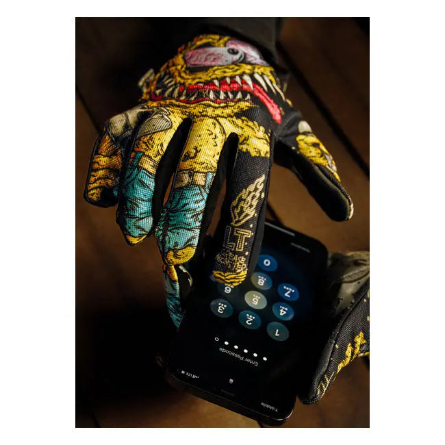 Lethal Threat Grease Monster Textile Gloves - FREE UK Shipping, FREE 365 Day Returns | Moto Central