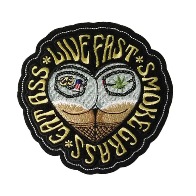 Lethal Threat Live Fast Patch - FREE UK Shipping, FREE 365 Day Returns | Moto Central