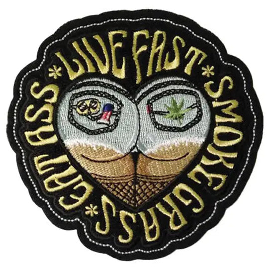 Lethal Threat Live Fast Patch — patch front view