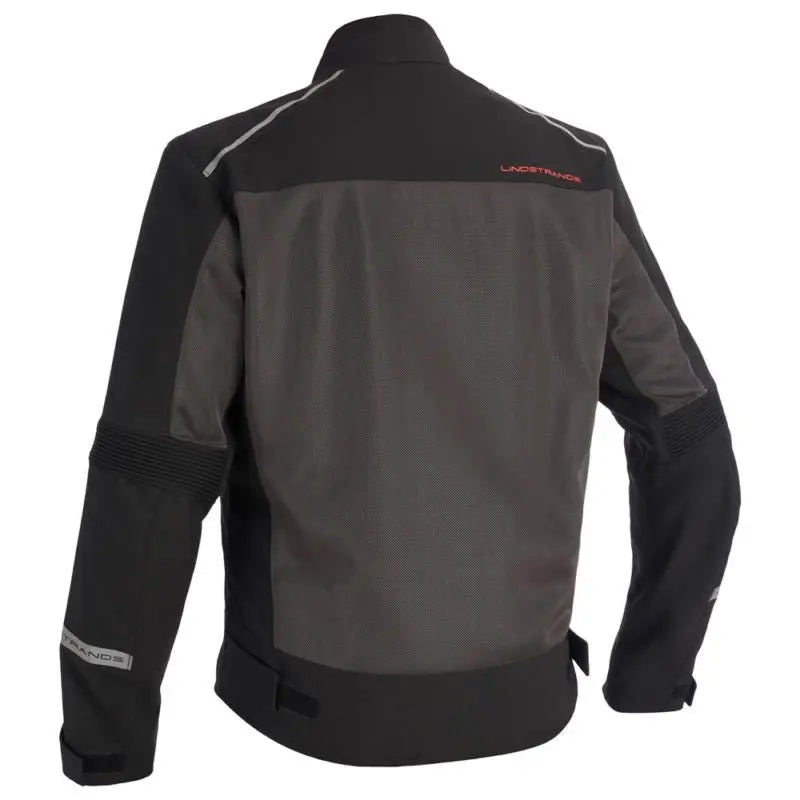 Lindstrands Delsbo Textile Jacket Black / Grey - FREE UK Shipping, FREE 365 Day Returns | Moto Central