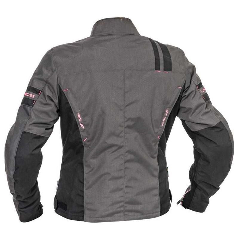 Lindstrands Liden Ladies Textile Jacket Grey / Pink
