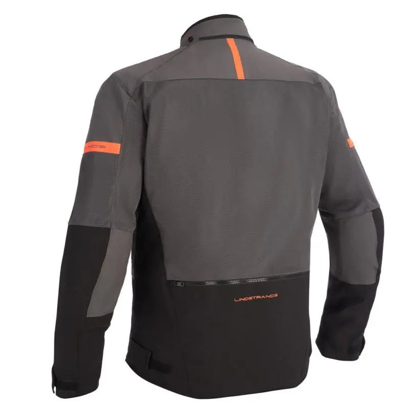 Lindstrands Rexbo V2 Textile Jacket Grey / Red - FREE UK Shipping, FREE 365 Day Returns | Moto Central