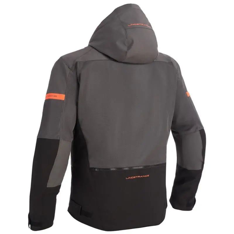 Lindstrands Rexbo V2 Textile Jacket Grey / Red - FREE UK Shipping, FREE 365 Day Returns | Moto Central