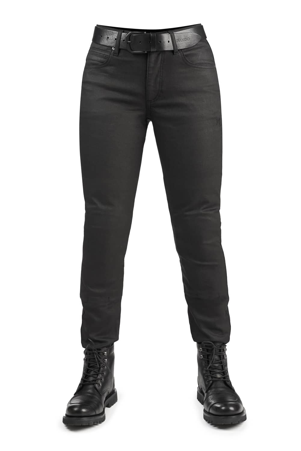 Pando Moto Lorica Black A Ladies Denim Jeans Black FREE UK Delivery, FREE 365 Day Returns | Moto Central