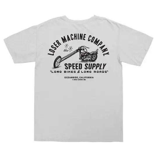 Loser Machine Long Roads T-Shirt White — rear view