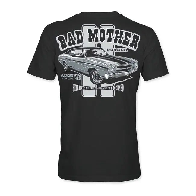 Lucky 13 Bad Mofo T-Shirt Black - FREE UK Shipping, FREE 365 Day Returns | Moto Central