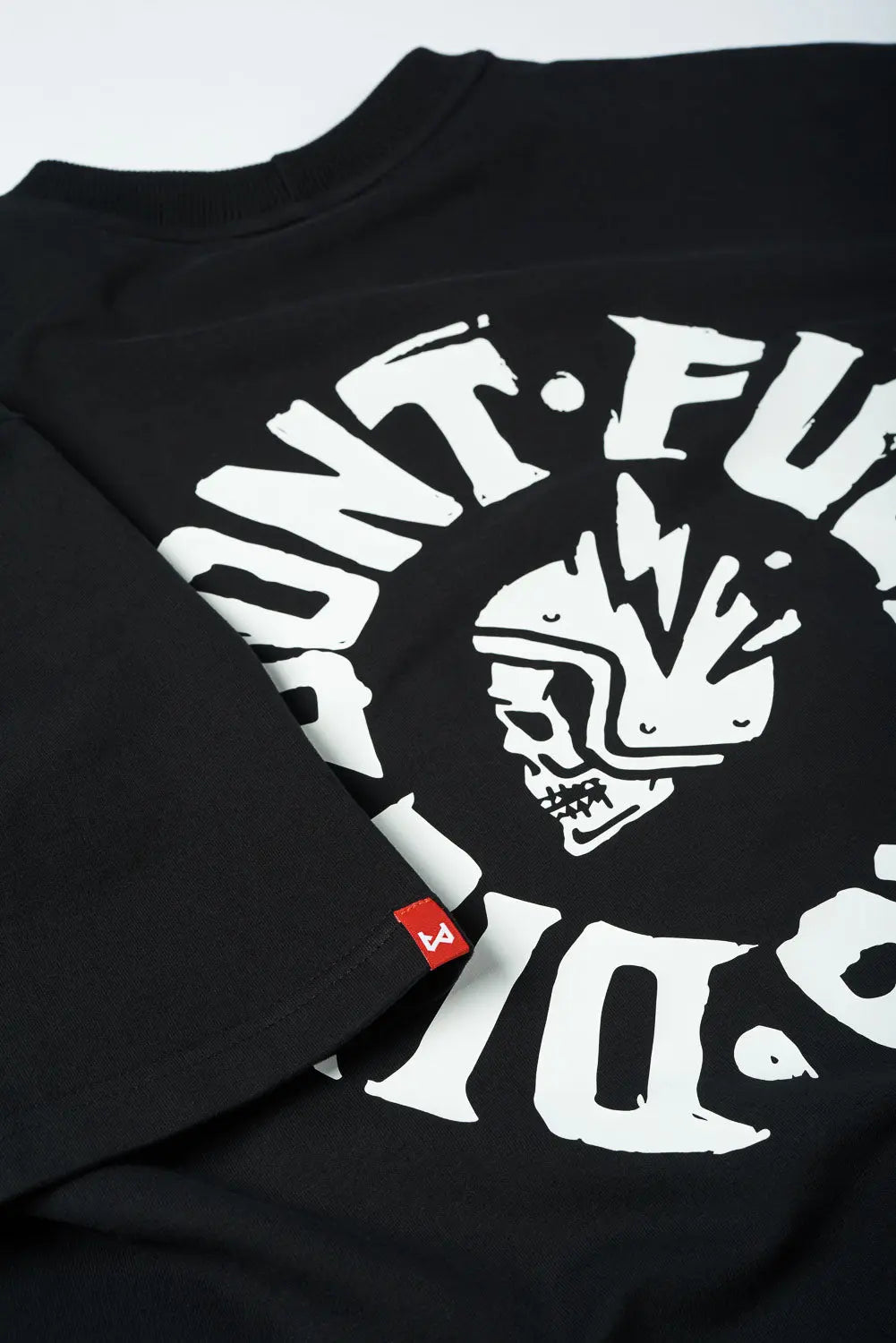 Pando Moto Luke Dont Die Oversized T-Shirt Black FREE UK Delivery, FREE 365 Day Returns | Moto Central