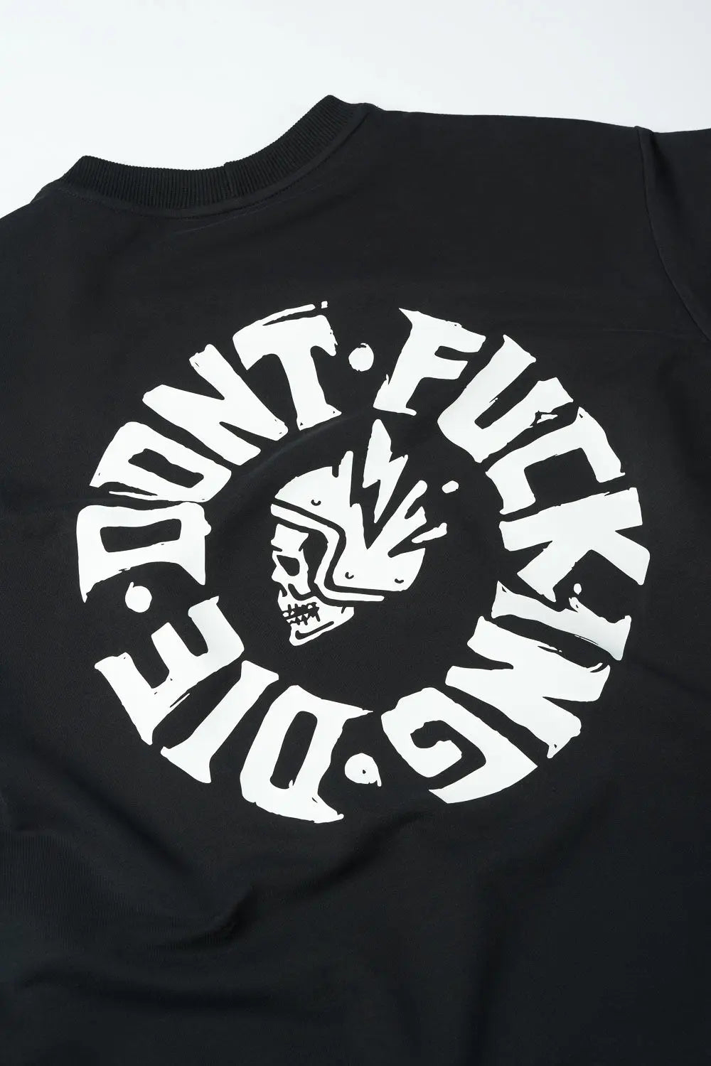 Pando Moto Luke Dont Die Oversized T-Shirt Black FREE UK Delivery, FREE 365 Day Returns | Moto Central