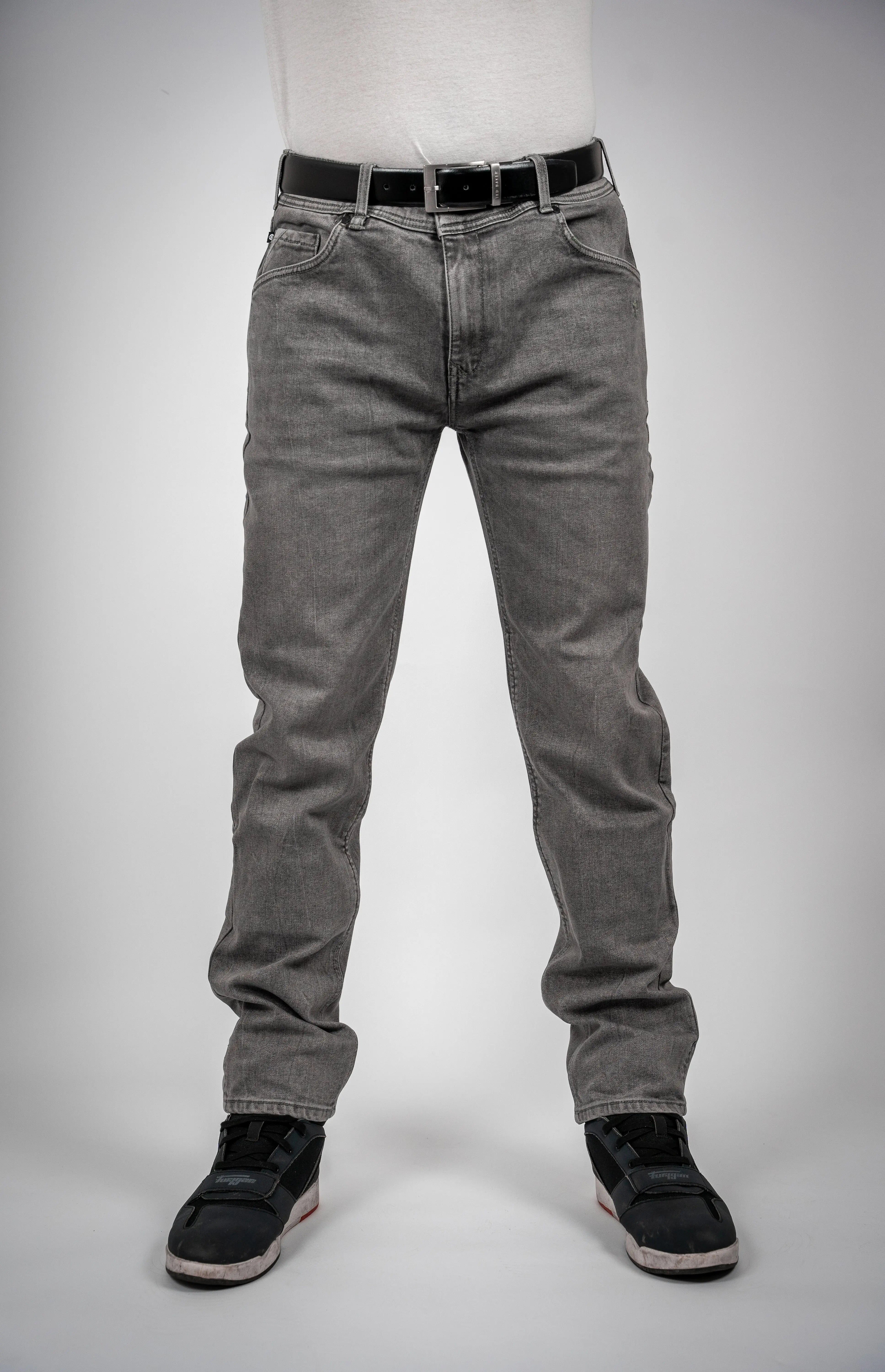 Bull-it Mastiff Straight Fit Denim Jeans Grey  - FREE UK Shipping, FREE 365 Day Returns | Moto Central