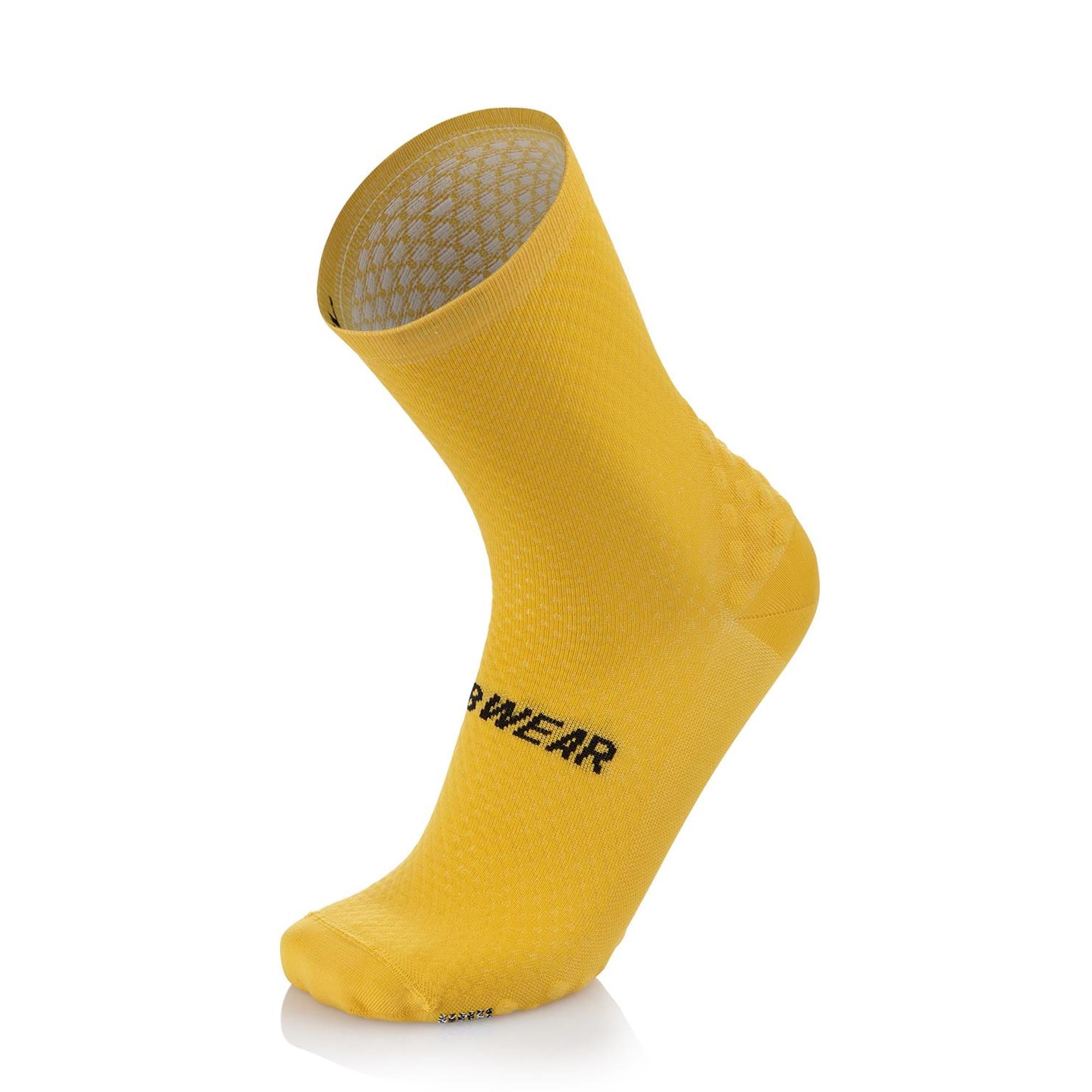 MB Wear Comfort Cycling Socks Yellow - FREE UK Shipping, FREE 365 Day Returns | Moto Central