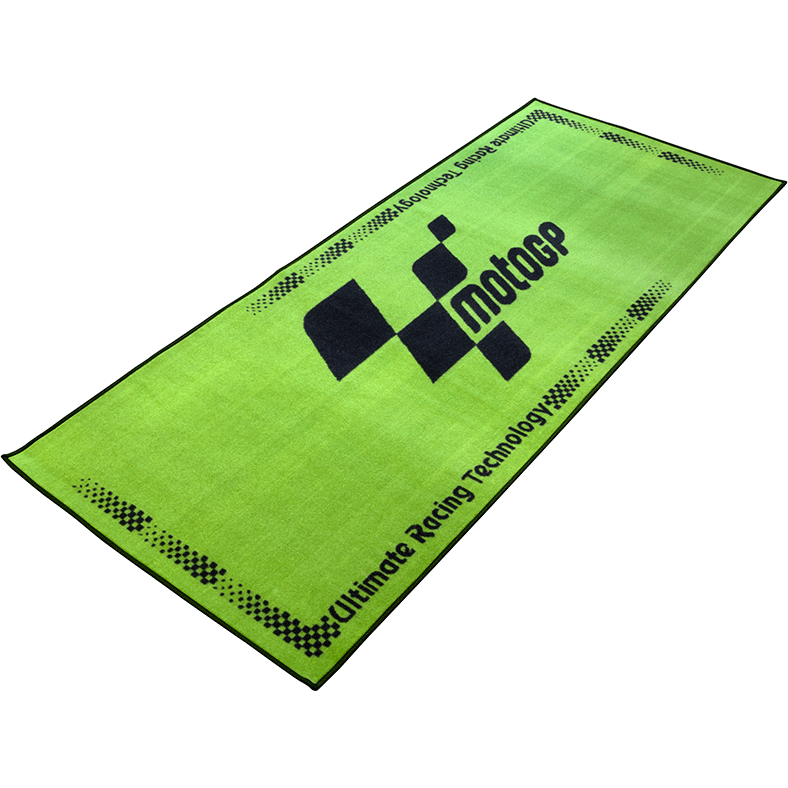MotoGP Green With Black Logo Pro Garage Pit Mat