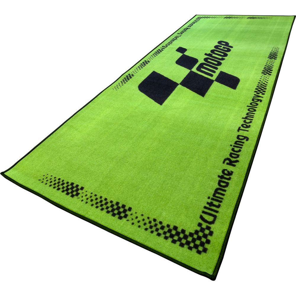 MotoGP Green With Black Logo Pro Garage Pit Mat