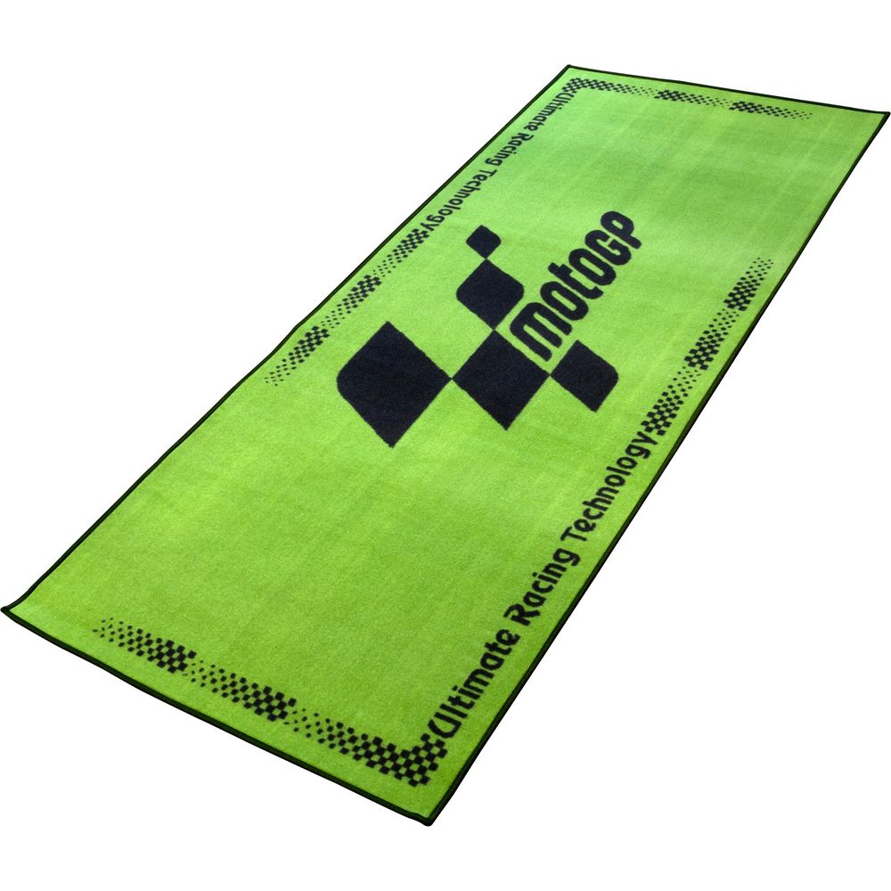 MotoGP Green With Black Logo Pro Garage Pit Mat