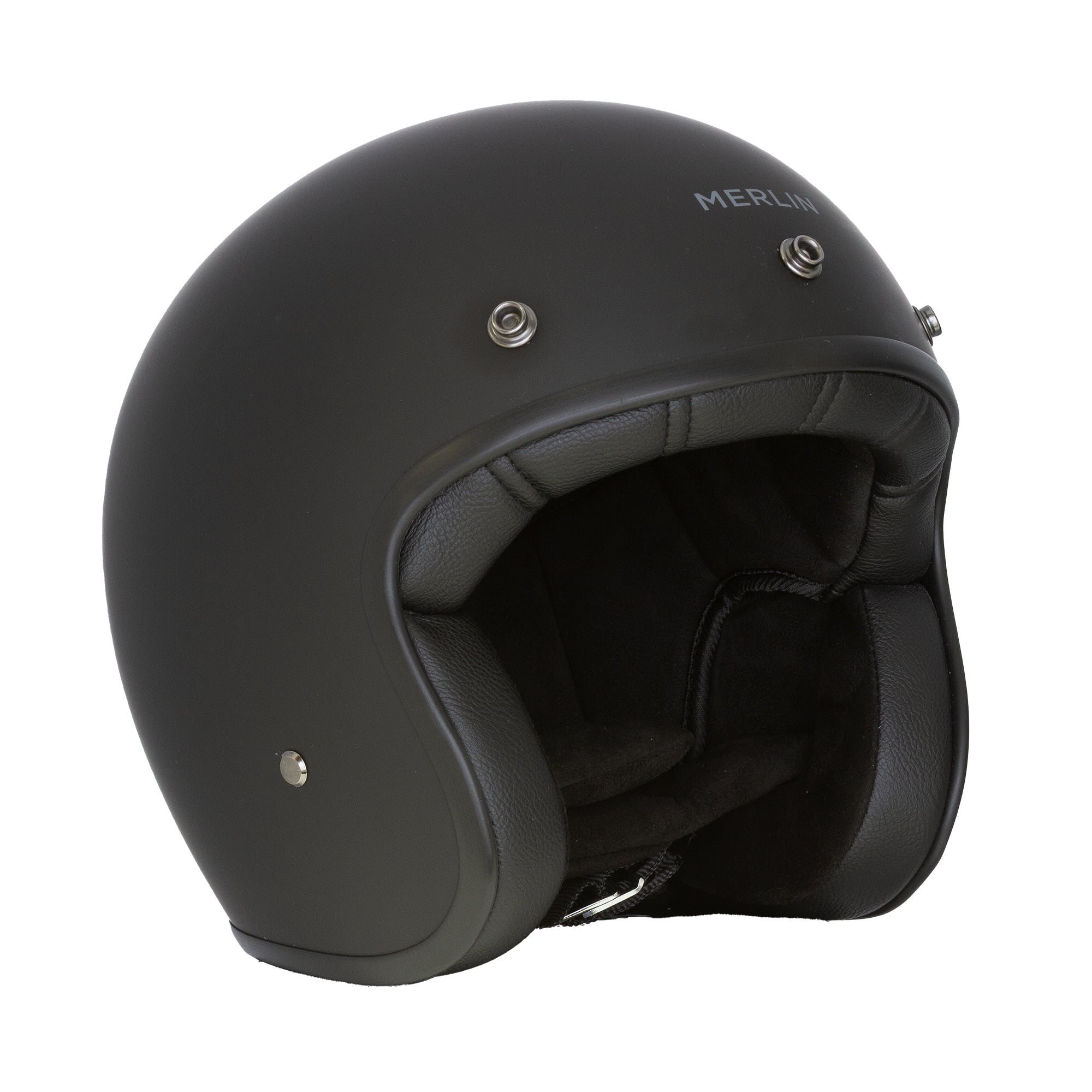 Merlin Blackbird Jet Matt Black FREE UK Delivery, FREE 365 Day Returns | Moto Central