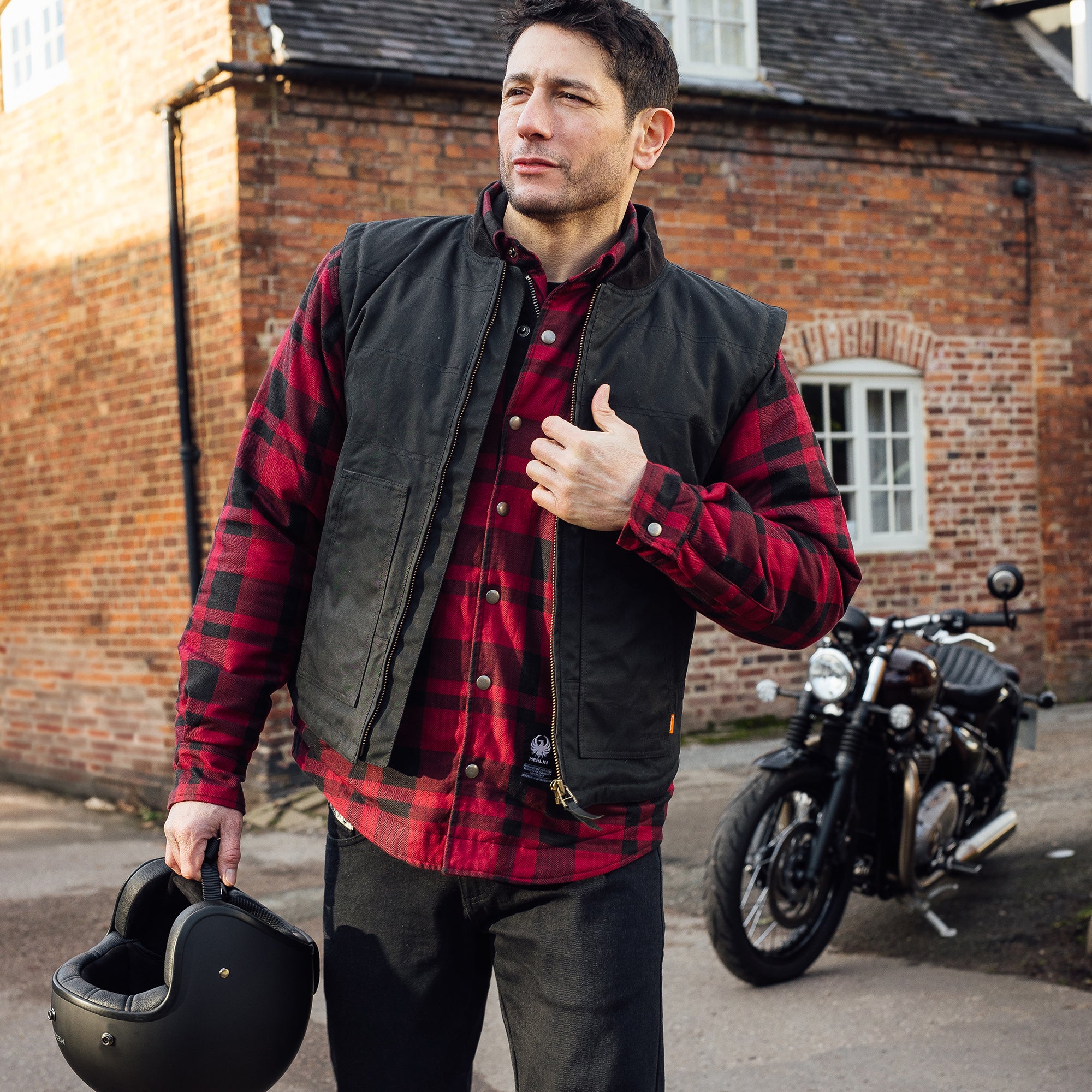 Merlin Blackbird Jet Matt Black FREE UK Delivery, FREE 365 Day Returns | Moto Central