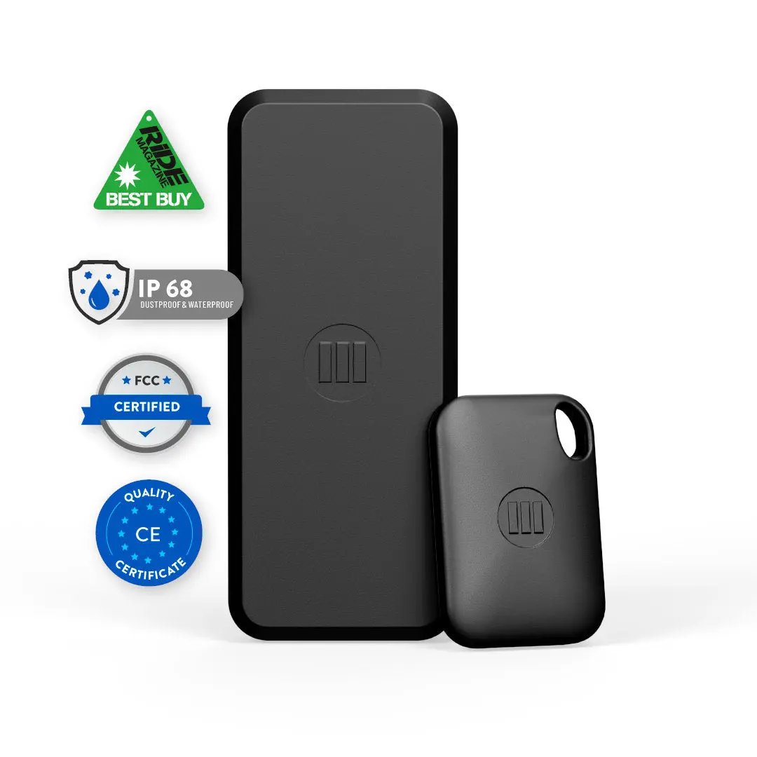 Monimoto 9 GPS Tracker Black FREE UK Delivery, FREE 365 Day Returns | Moto Central
