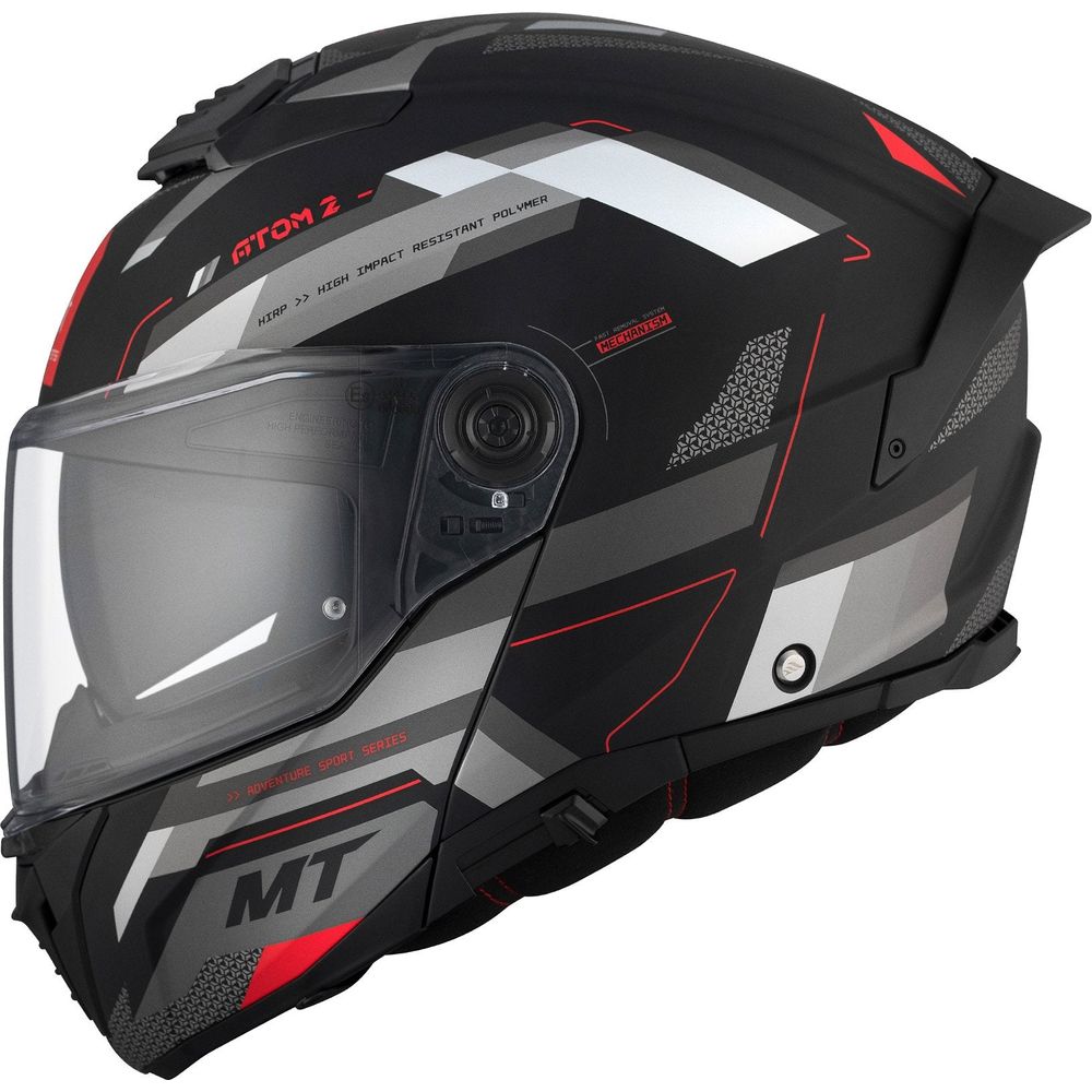 MT Helmets Atom 2 SV Bast D5 Matt Black / Grey