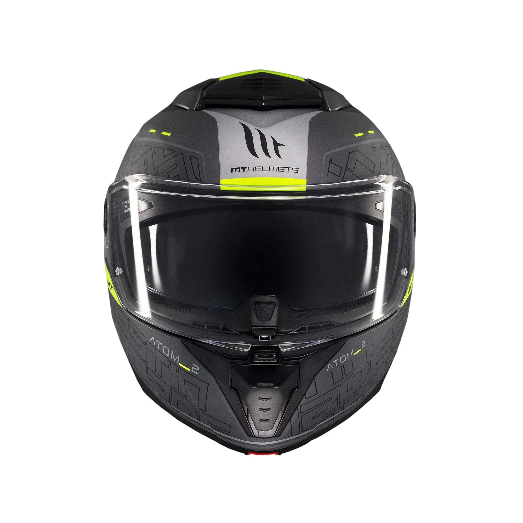 MT Atom 2 SV Destiny C2 Matt Black / Fluo Yellow FREE UK Delivery, FREE 365 Day Returns | Moto Central