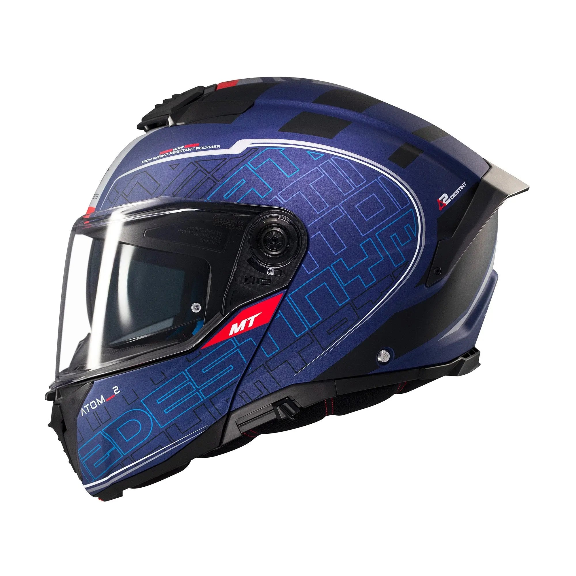 MT Atom 2 SV Destiny C7 Matt Blue / Black FREE UK Delivery, FREE 365 Day Returns | Moto Central