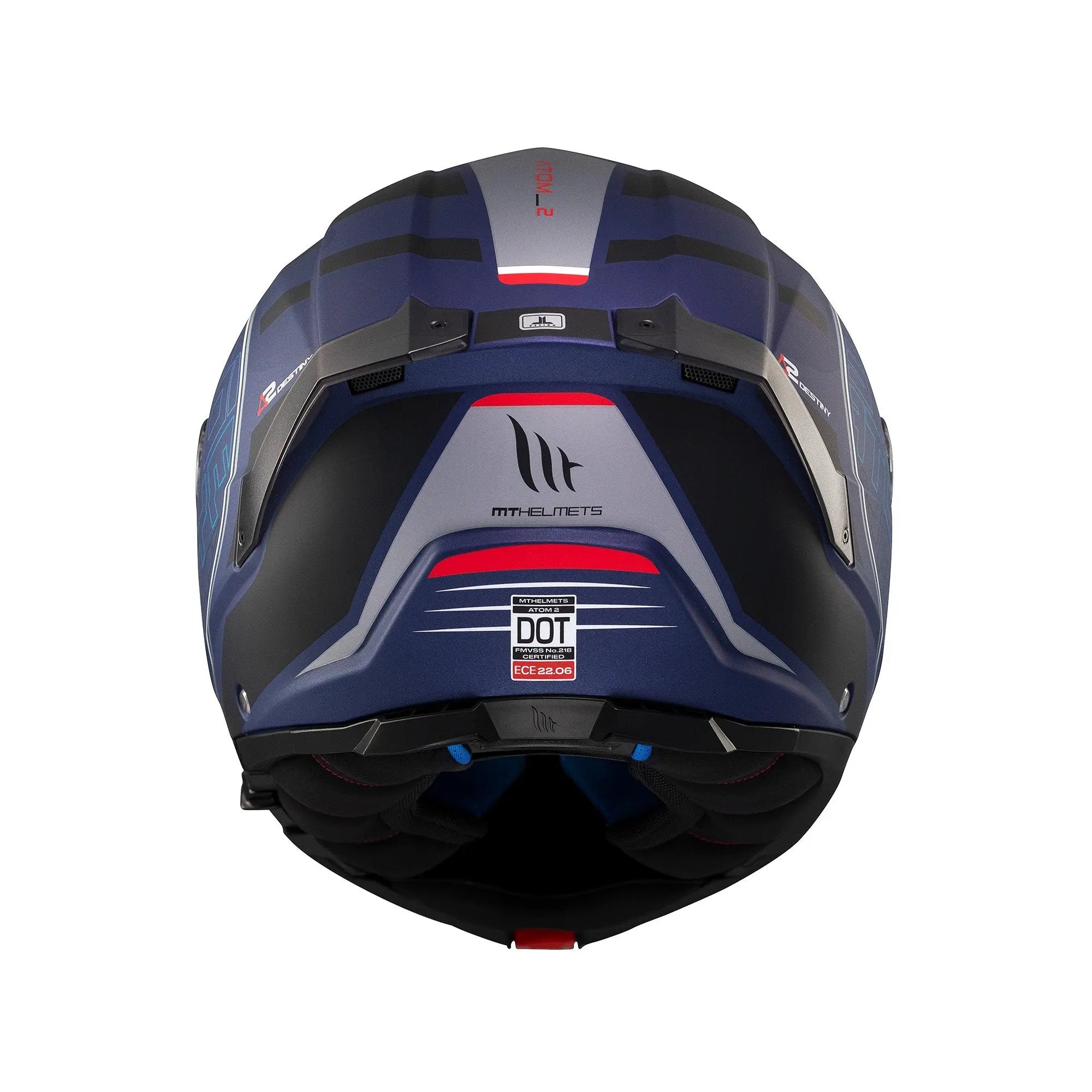 MT Atom 2 SV Destiny C7 Matt Blue / Black FREE UK Delivery, FREE 365 Day Returns | Moto Central