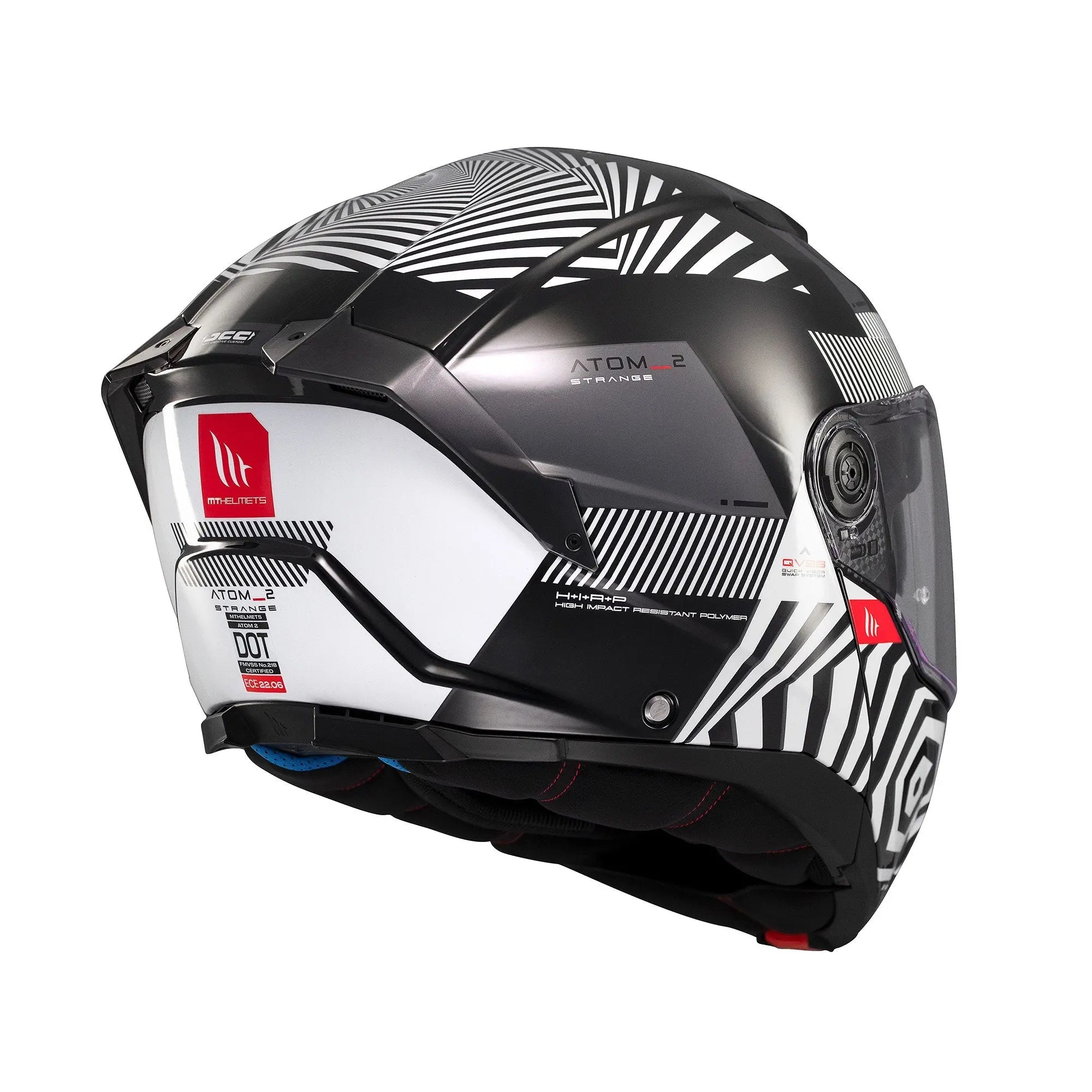 MT Atom 2 SV Strange B2 Gloss Black FREE UK Delivery, FREE 365 Day Returns | Moto Central