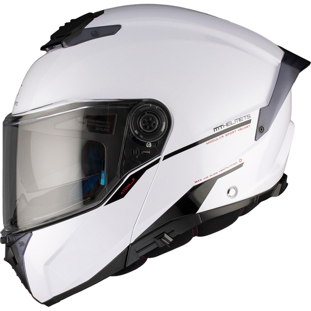 MT Helmets Atom 2 SV Solid Gloss White