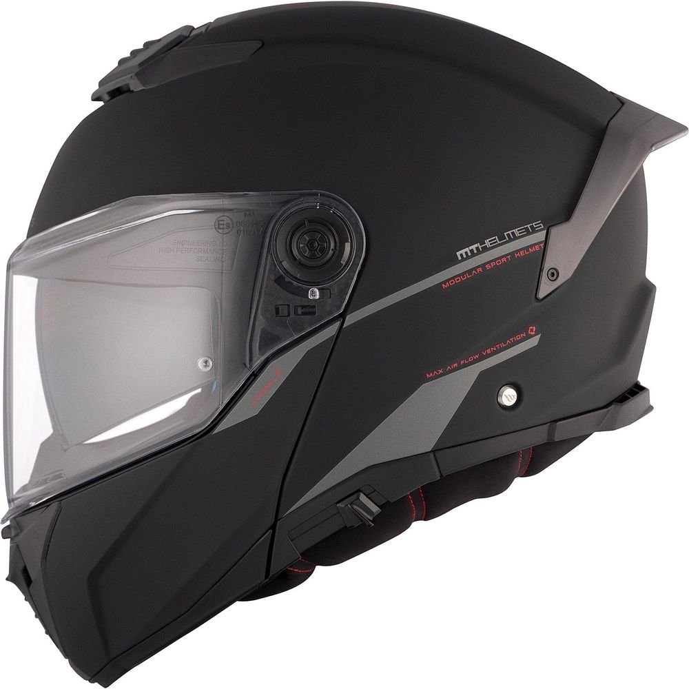 MT Helmets Atom 2 SV Solid Matt Black