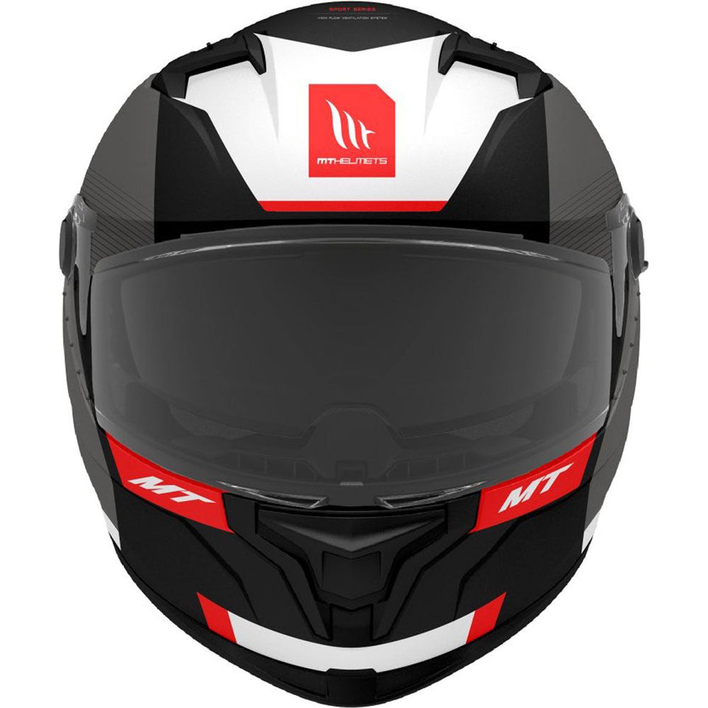 MT Helmets Braker SV Chento B5 Matt Black / Red