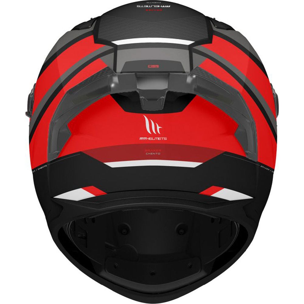 MT Helmets Braker SV Chento B5 Matt Black / Red