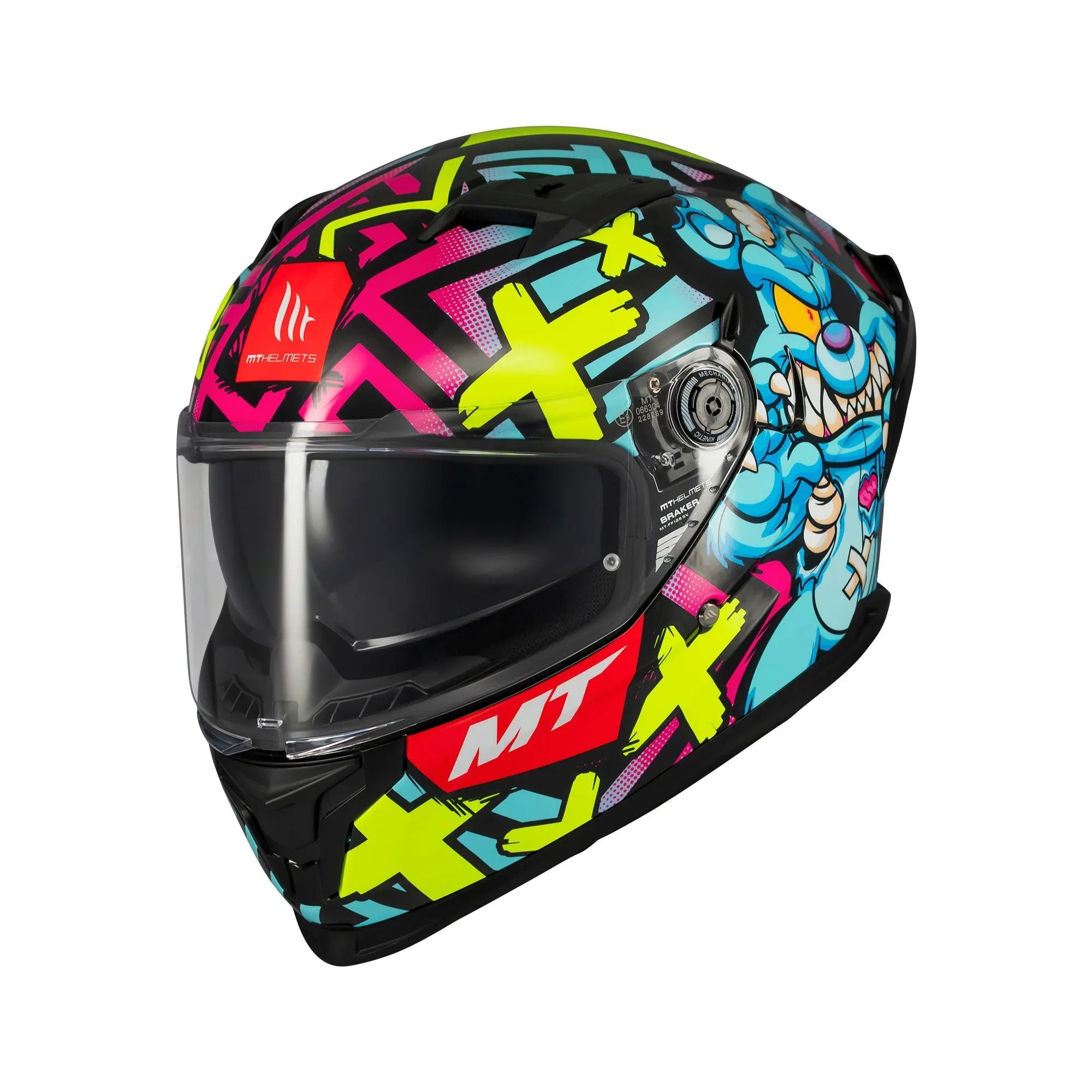 MT Braker SV Crazy Teddy B7 Gloss Multi FREE UK Delivery, FREE 365 Day Returns | Moto Central