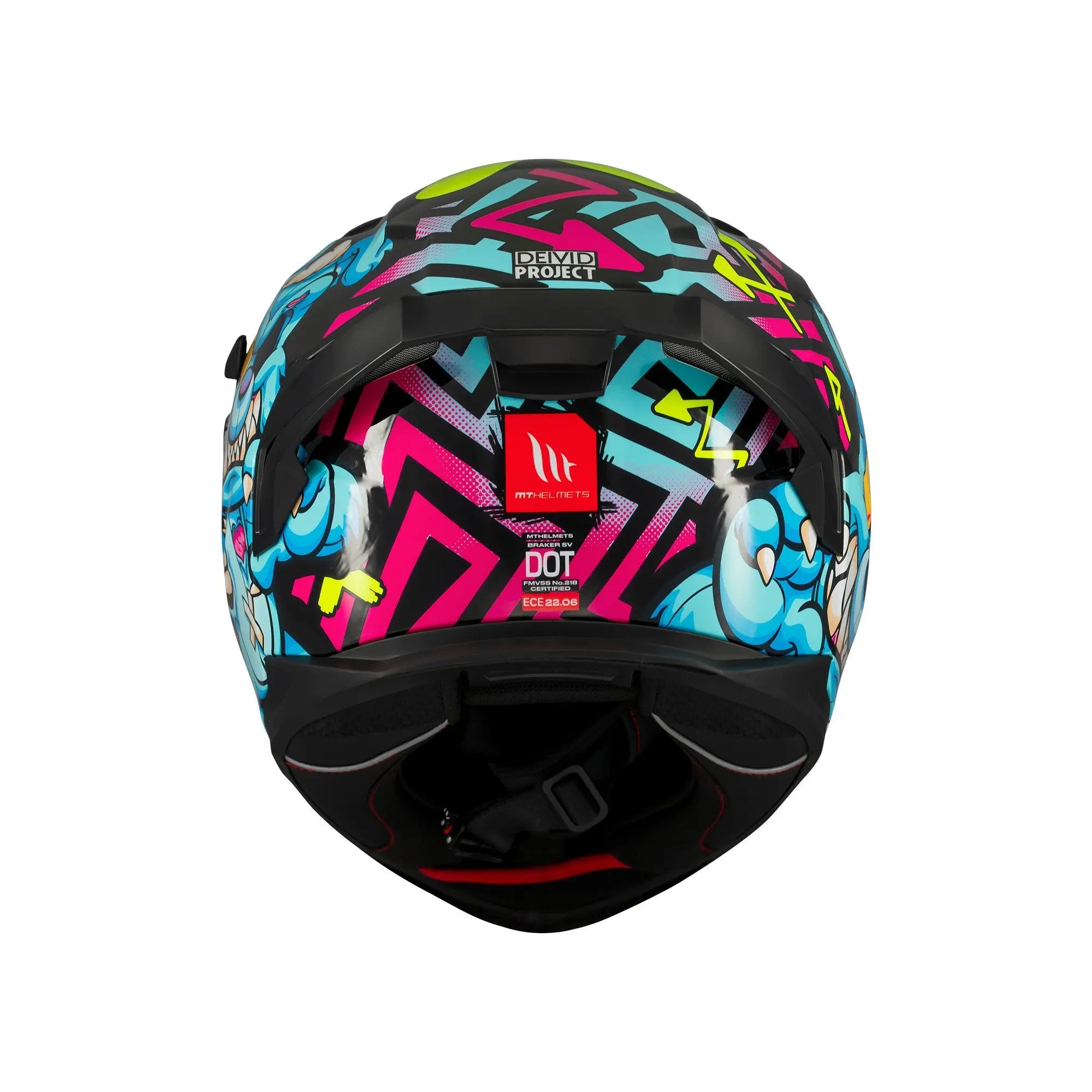 MT Braker SV Crazy Teddy B7 Gloss Multi FREE UK Delivery, FREE 365 Day Returns | Moto Central
