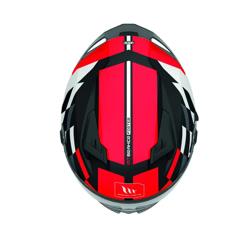 MT Braker SV Foster B5 Matt Red FREE UK Delivery, FREE 365 Day Returns | Moto Central