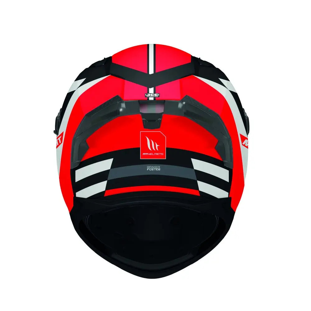 MT Braker SV Foster B5 Matt Red FREE UK Delivery, FREE 365 Day Returns | Moto Central