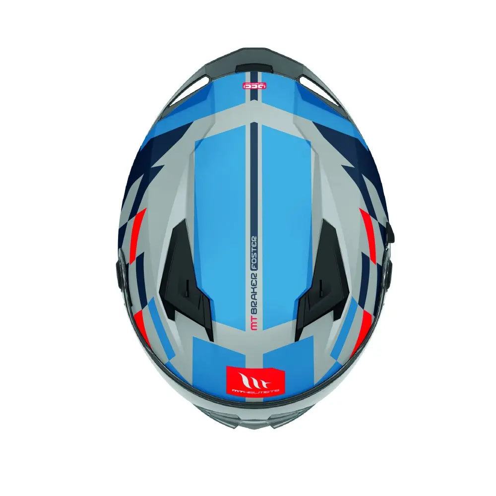 MT Braker SV Foster C7 Matt Blue FREE UK Delivery, FREE 365 Day Returns | Moto Central