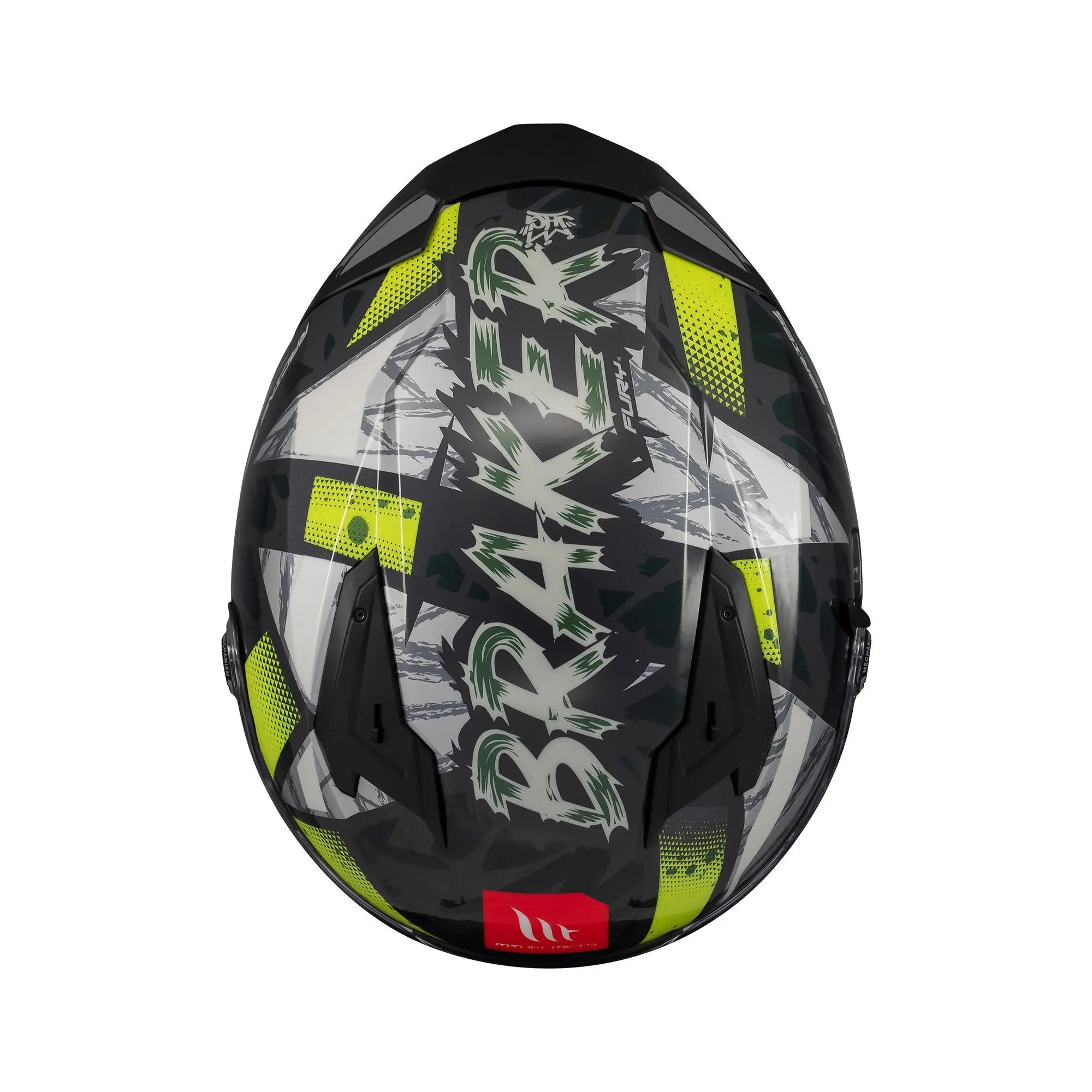 MT Braker SV Fury C6 Gloss Fluo Yellow FREE UK Delivery, FREE 365 Day Returns | Moto Central
