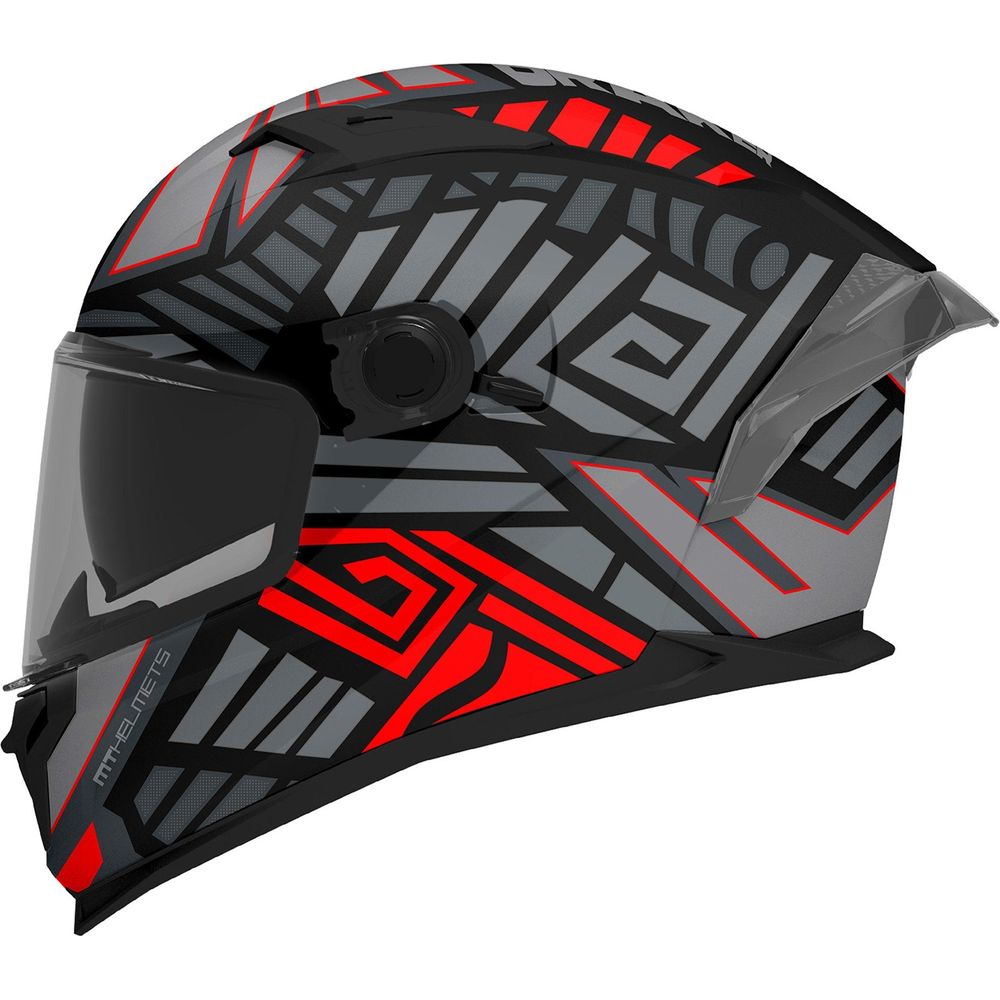 MT Helmets Braker SV Zebra B5 Matt Black / Red