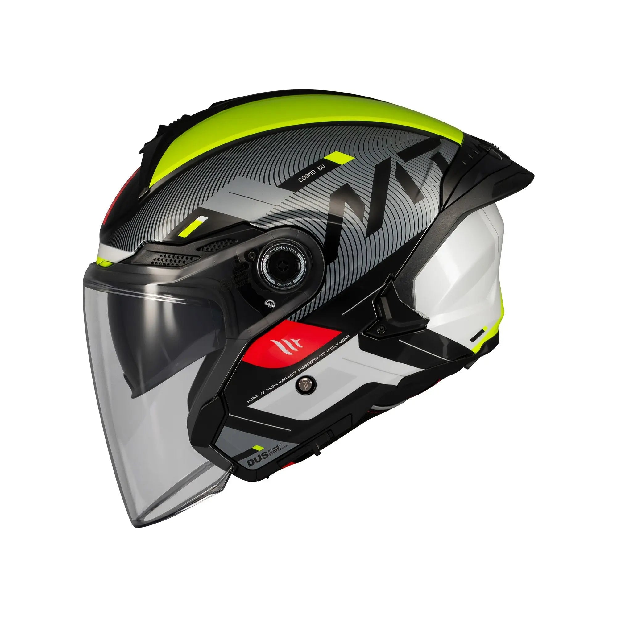 MT Cosmo SV Silence B3 Gloss Fluo Yellow FREE UK Delivery, FREE 365 Day Returns | Moto Central