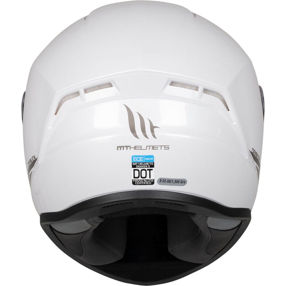 MT Helmets Draken ECE 22.06 Gloss Pearl White