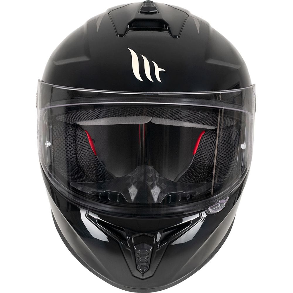 MT Helmets Draken Gloss Black With DD Chinstrap