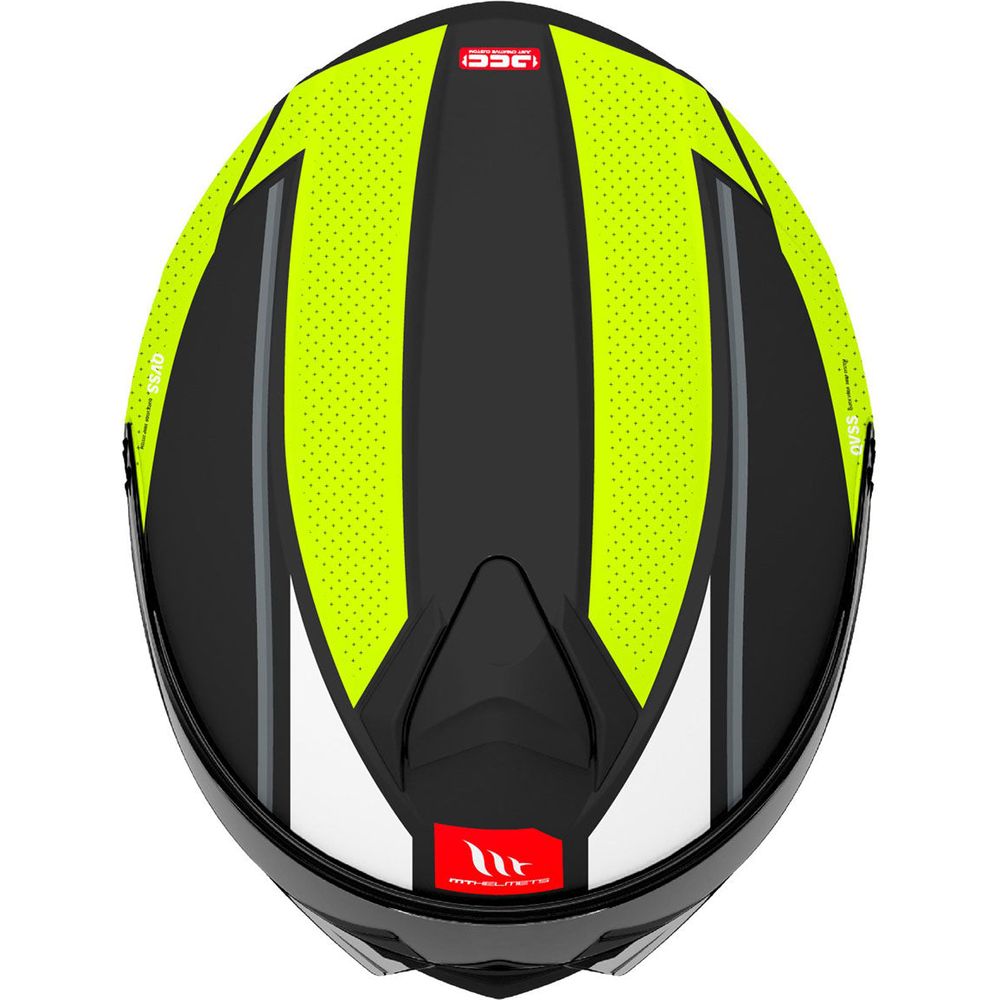MT Helmets Genesis SV Cave A3 Matt Black / Fluo Yellow