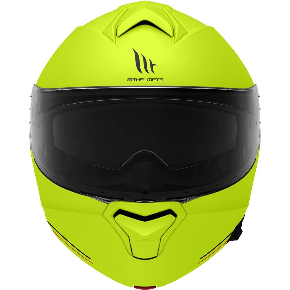 MT Helmets Genesis SV Solid A3 Gloss Fluo Yellow
