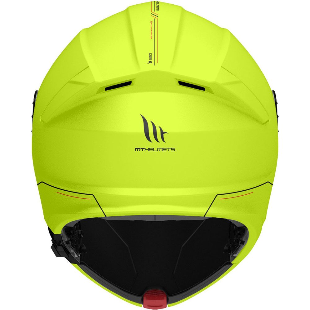 MT Helmets Genesis SV Solid A3 Gloss Fluo Yellow