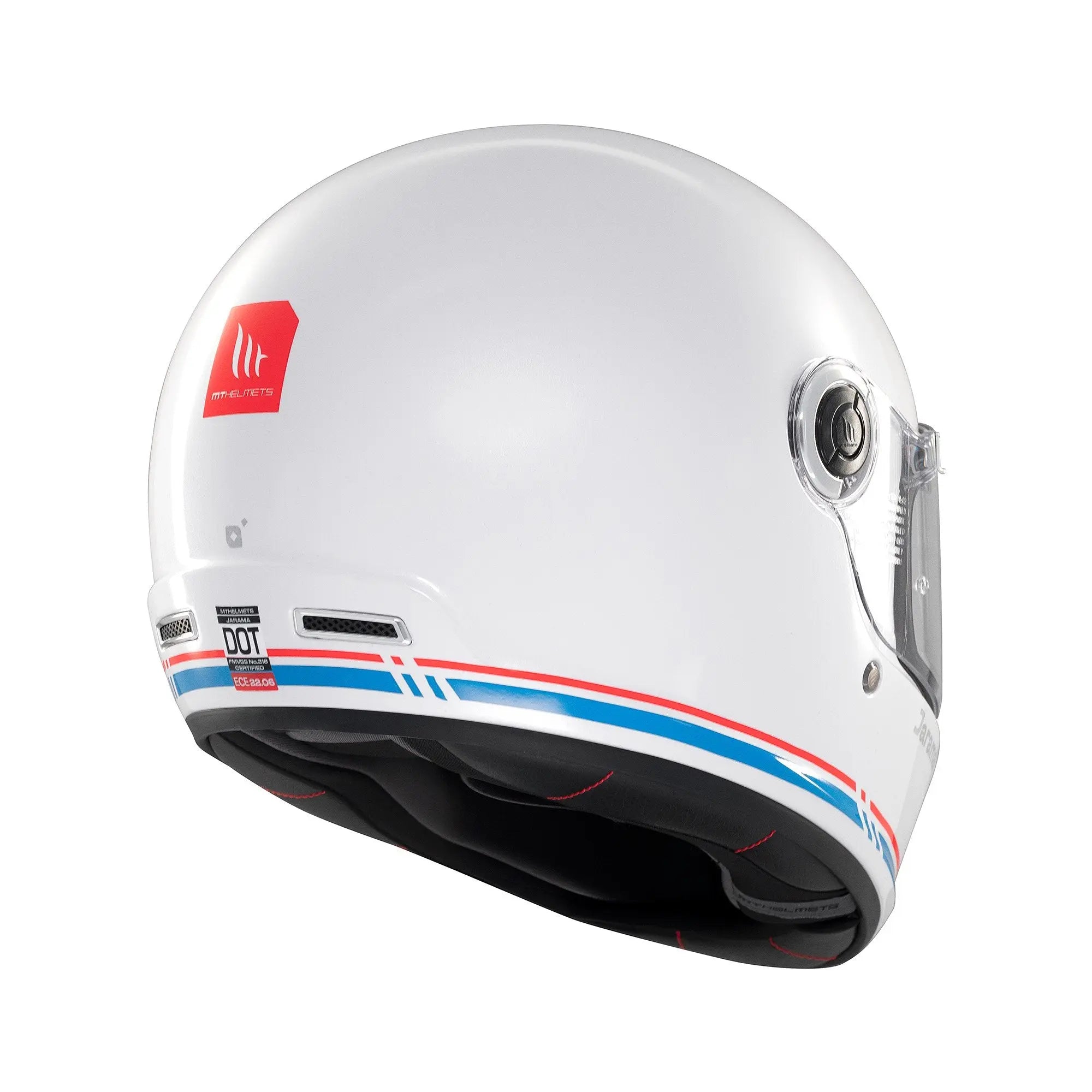 MT Jarama SV A7 Gloss White FREE UK Delivery, FREE 365 Day Returns | Moto Central